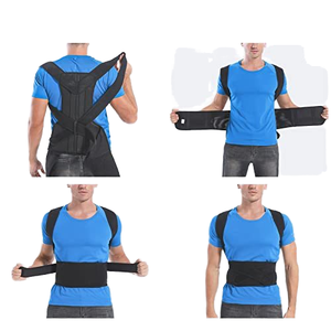 Venta caliente <span class=keywords><strong>TikTok</strong></span> Back Brace con soporte Lumbar enderezador vertical transpirable Corrector de postura para protección del cuello - Product Image 5