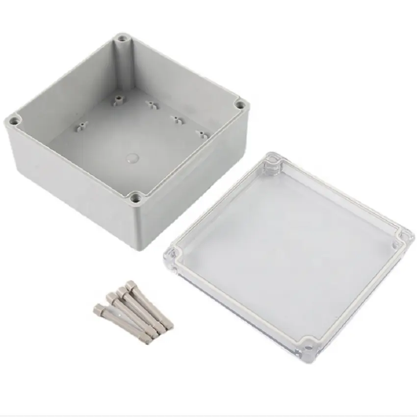Caja de Metal de aluminio de acero inoxidable, caja de carcasa extruida impermeable anodizada