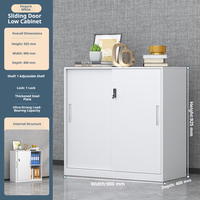 Armoire métallique à double porte grande capacité, armoire de garage domestique, armoire en acier mini anti-rouille, armoire de rangement privée pour articles divers