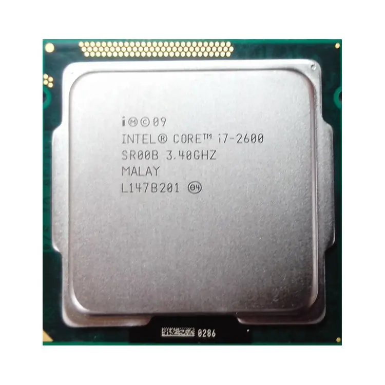 Intel Core I7 100%/SR00B — cpu, processeur d'occasion, 2600 Original, en bon état, LGA1155, I7-2600