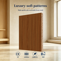 Panneau OSB E0 de haute qualité CE pour caisses et coffres en bois, panneau de particules 4x8, panneau de particules stratifié 18mm 9mm
