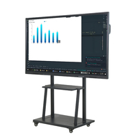 Tableau blanc interactif intelligent 86 pouces 4k Moniteur LED Tout-en-un Écran tactile pour l'enseignement scolaire