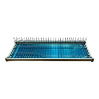 Rak Penyimpanan Piring Bentuk L Modern dari Baja Anti Karat, Organizer Mangkuk dan Piring di Dalam Kabinet, Sistem Penyimpanan Kabinet Dapur JIEEN CHAN