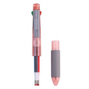 Multifunctional Stationery 4-<b>Color</b> Retractable Click Ball Point <b>Pen</b> Novelty 0.5mm Plastic <b>Pen</b> Body Multicolor Ball <b>Pen</b> 4 Colors - Product Image 6