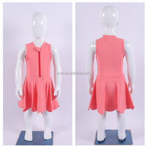 Ensemble de vêtements pour filles, robe + short, assortiment de couleurs et de motifs, vêtements de sport pour bébé et adolescent, vêtements de sport pour enfants, tenue 2 pièces - Product Image 4