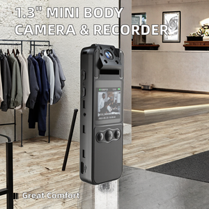 Xách Tay Cơ Thể Mặc Ghi 1.3 ''Màn Hình Mini Xách Tay Máy Ảnh Cơ Thể Cho Âm Thanh <span class=keywords><strong>Video</strong></span> Ghi Âm Microsd Đa Chức Năng CMOS - Product Image 3