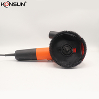 KONSUN Protection anti-poussière pour meuleuse d'angle de 5 pouces à installation rapide, 100/110/125 mm, polisseuse à eau, accessoires pour outils électriques
