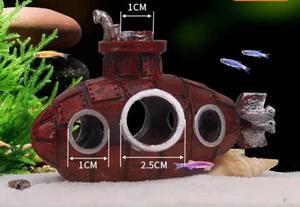 Onderzeeër <span class=keywords><strong>Aquarium</strong></span> Grondel Hide Grot <span class=keywords><strong>Aquarium</strong></span> Kleine Vis Schuilplaats Hars Garnalen Spawn Levende Huid Ornament Fokhuis Voor Hamster - Product Image 3