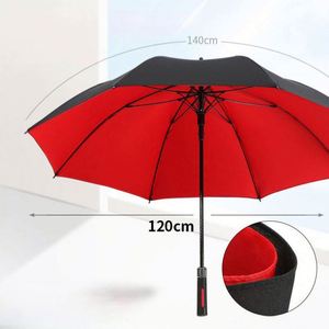 Custom <b>Large</b> Double Canopy <b>Umbrella</b> with Logo Straight Patter Pongee <b>Umbrella</b> for Promotions and Events - Product Image 3