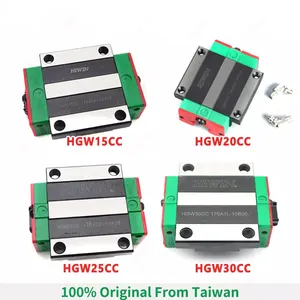 Hiwin-Bloque de guía lineal, HGW15, HGW20, HGW30, HGW45cc, HGW45, HGW65, HIWIN HGW35HC