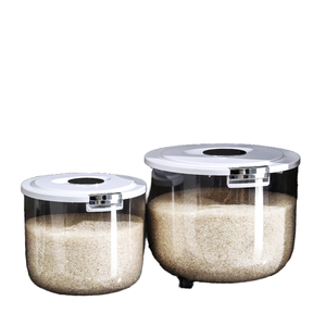 กล่องเก็บข้าวสารขนาดใหญ่ ป้องกันแมลงและความชื้น ฝาปิดแน่น ใช้งานง่าย สำหรับห้องครัว - Product Image 6