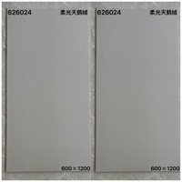 Carreaux de sol en porcelaine satinée mate douce 600x1200 anti-salissure pour le marché africain, exportés de Foshan
