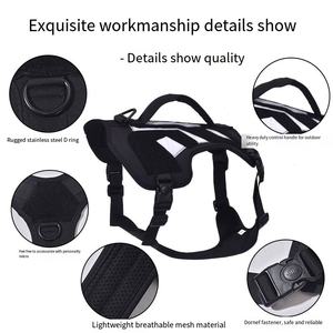 Grosir harnes anjing taktis yang dapat disesuaikan luar ruangan Area leher ternak reflektif multifungsi <span class=keywords><strong>Harness</strong></span> hewan peliharaan - Product Image 6