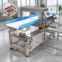 Hochpräziser Industrieller Lebensmittel-Metalldetektor für Fleischverarbeitungsbetriebe Modulares Design Edelstahl 304 Inspektionsgerät