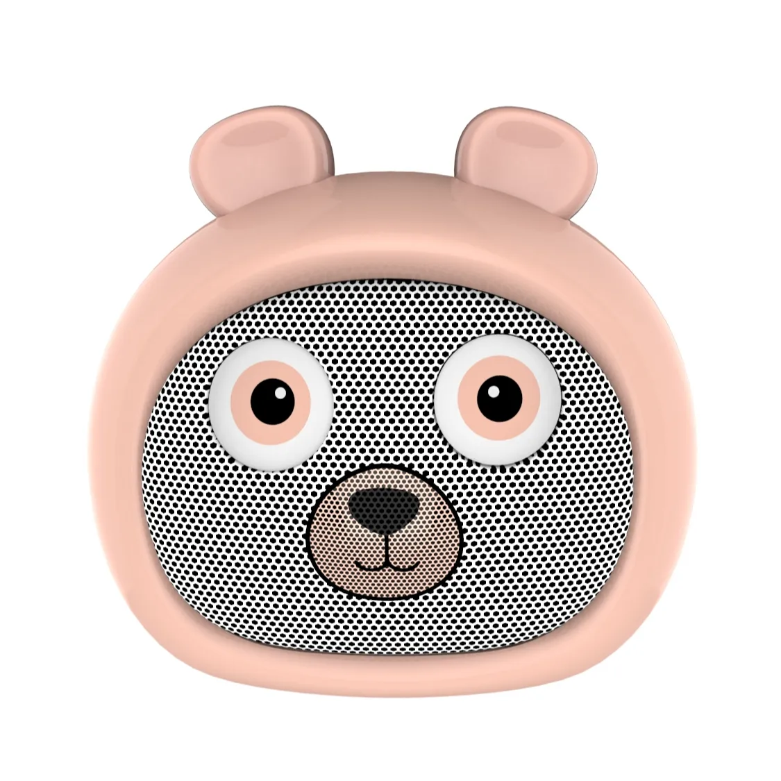 ビジネスギフト用のかわいいデザインのピンクベアBluetoothスピーカー