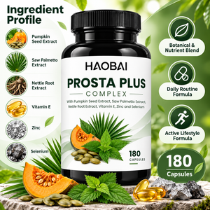 Capsule di estratto di <span class=keywords><strong>semi</strong></span> di zucca, Saw Palmetto e radice di <span class=keywords><strong>ortica</strong></span> con vitamina E, zinco e selenio, 180 capsule, integratore alimentare per adulti - Product Image 1