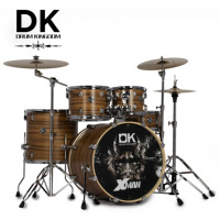 2024 Chinese Good Quality Musical Instrument Full Size Professional Jazz Drum Set