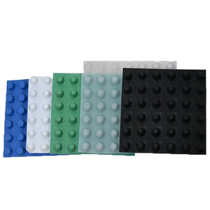Planche de drainage <span class=keywords><strong>alvéolée</strong></span> en PEHD 20 mm x 10 mm <span class=keywords><strong>pour</strong></span> la construction de toits végétalisés - Product Image 1