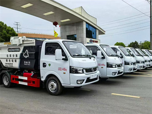 4x2 kitchen waste truck, diesel kitchen waste <b>transport</b> truck, electric kitchen waste truck, 6x2 kitchen waste truck - Product Image 4