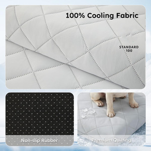 Cama Ortopédica Lavable y Refrescante para Perros, Sofá para Mascotas Peludas, Sofá de Gel para Exteriores, Cama Ortopédica de Espuma Viscoelástica de Lujo para Perros - Product Image 2