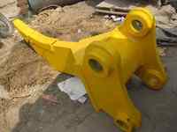 Déniveleur hydraulique à dent unique pour mini-pelle, pelle rétrocaveuse, déracineur de racines et de roches pour Cat, Kubota, Yanmar, Case, etc.