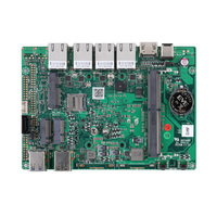 Qotom OEM Intel J6412 CPU intégré MINI-ITX mince 4LAN 4G 5G pare-feu basse puissance POE carte mère