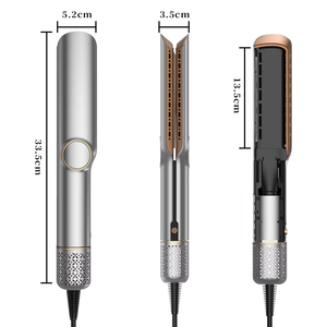 Secador y alisador <span class=keywords><strong>de</strong></span> <span class=keywords><strong>pelo</strong></span> <span class=keywords><strong>de</strong></span> alta velocidad, alisador <span class=keywords><strong>de</strong></span> iones negativos para peinado <span class=keywords><strong>de</strong></span> cabello seco y húmedo, <span class=keywords><strong>moldeador</strong></span> <span class=keywords><strong>de</strong></span> <span class=keywords><strong>aire</strong></span> 2 en 1 - Product Image 6
