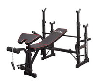 Rak Barbel Multifungsi untuk Fitness, Alat Angkat Beban, Bench Adjustable, Bench Dumbbell untuk Latihan Kekuatan