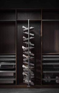 Chất Lượng Cao Nhôm Xoay Giày Kệ Hiển Thị Thiết Kế Độc Quyền 360 Độ Giày Tổ Chức Lưu Trữ Cho Tủ Quần Áo - Product Image 2