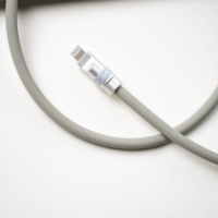 Câble de données USB A/L en silicone liquide souple, charge rapide 5A, PD29W, personnalisé pour iPhone 13/14 Max Pro avec conducteur en cuivre pur