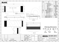 Kundenspezifische FFC-Flachkabel mit 0,5 mm Rastermaß für LED-TV-Reparaturen, von 2-polig bis 40-polig
