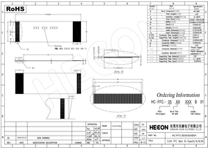 โรงงานผลิตสายแพรแบบแบน FFC ระยะห่าง 0.5 มม. สำหรับซ่อมทีวี LED ตั้งแต่ 2 พิน ถึง 40 พิน - Product Image 4