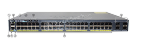 WS-C2960X-48FPS-L 2960X Series 48 Port Gigabit <b>Ethernet</b> SFP Network POE <b>Switch</b> WS-C2960X-48FPS-L - Product Image 4