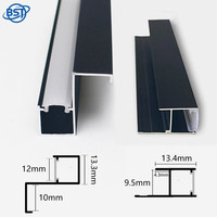 Diffuseur de lumière blanche opale moderne-profil en aluminium mince pour canal de bande de LED