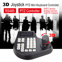 Mini controlador de teclado 3D analógico híbrido para cámara AHD TVI CVI PTZ
