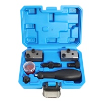 Kit d'outils de sertissage de tuyaux de frein à double tête remplaçable pour les conduites de frein 4,75 mm DIN et 3/16 SAE Outil pour véhicules automobiles