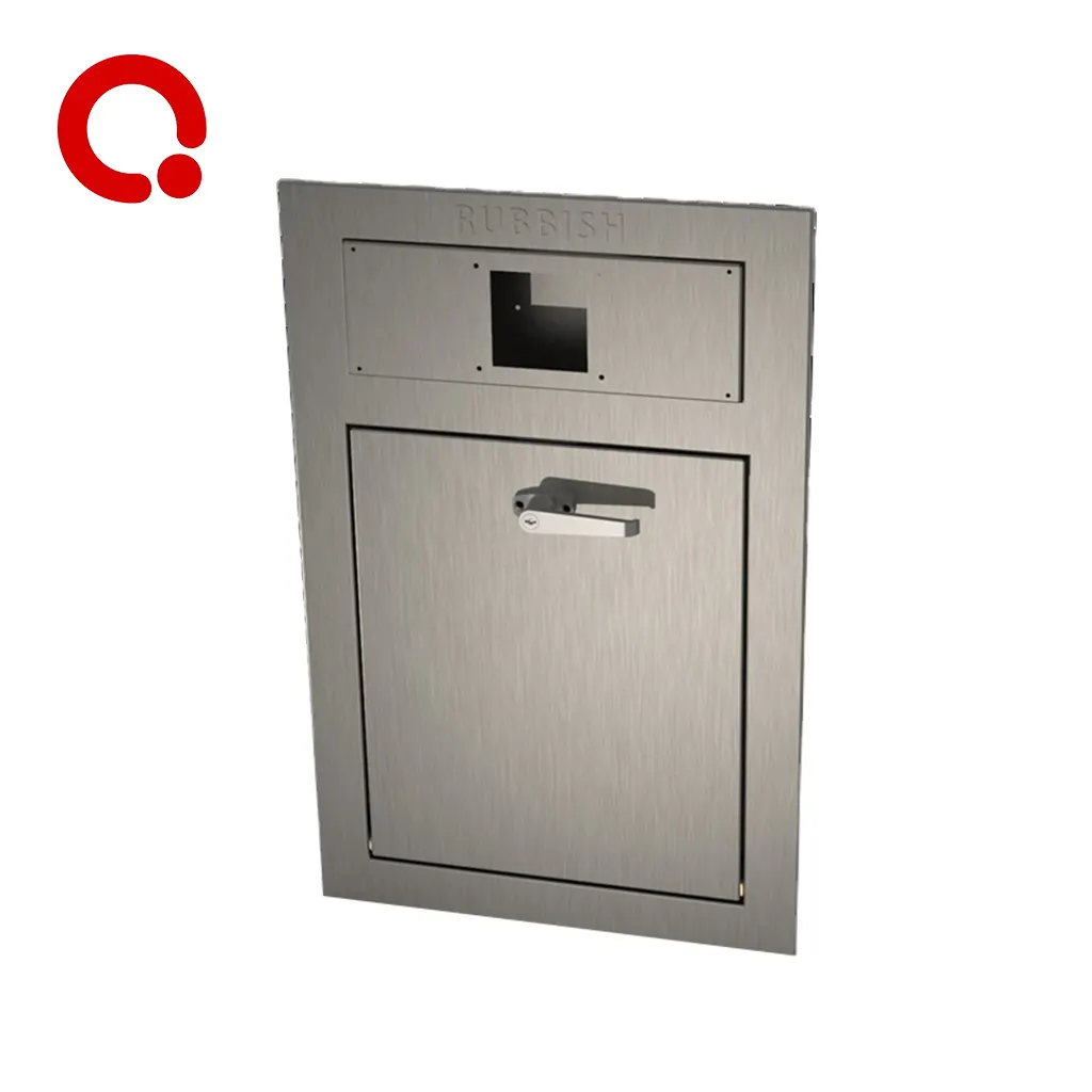 21*21 inch clear opening SS304 4B interlock sorting UL certificate Australia standard Linen or trash chute intake door