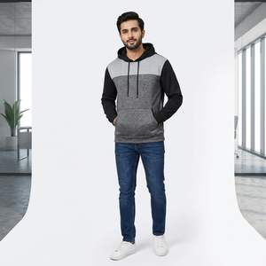Ventes en gros de sweats à capuche personnalisés de qualité LOGO pour hommes Sweat-shirt noir Taille plus grande Sweats à capuche pour hommes Sweats à capuche surdimensionnés pour hommes - Product Image 1