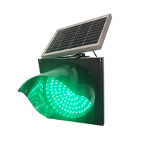Feux de circulation solaires clignotants jaunes haute luminosité 200mm/300mm/400mm