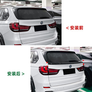 Bmw <b>Rear</b> <b>Spoiler</b> Carbon Fiber Texture Abs Material For X5 F15 2014 2018 Trunk Wing Exterior Modification - Product Image 4