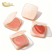 Palette de fards à joues multi-tons avec des couleurs mates et scintillantes pour un maquillage professionnel, OEM ODM en gros