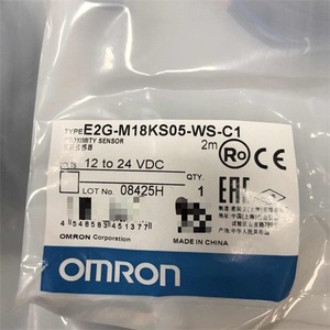 เซ็นเซอร์ตรวจจับวัตถุแบบเหนี่ยวนำ Omron รุ่น E2G-M18KS05-WS-C1 12 ถึง 24 โวลต์ดีซี แบบขั้วต่อสกรู สำหรับเครื่องมือกล - Product Image 1
