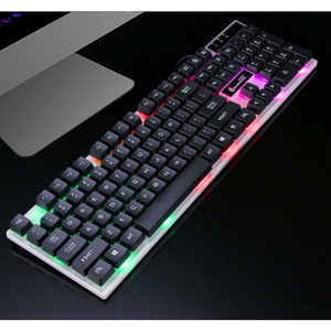 Clavier <span class=keywords><strong>de</strong></span> jeu universel RVB lumineux à 104 touches, filaire USB pour PC Gamer - Product Image 5