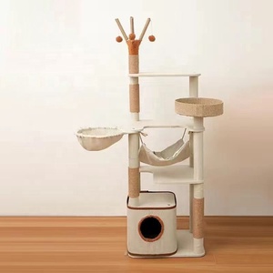 Kinghon Plataformas de Alta Calidad, Columpio de Cesta, Hamaca, Escondite, Torre para Gatos, Casa para Gatos, Rascador, Estructura de Escalada para Gatos - Product Image 4