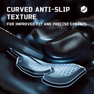 EXtremeRate Rubberized Black BEYOND Back Paddle Remap Upgrade Kit with OLED <b>Display</b> & Redesigned Ergonomic Grips for PS5 Edge - Product Image 6
