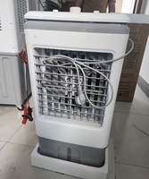 Climatiseur portable d'intérieur avec réservoir d'eau de 25 L, refroidisseur d'air évaporatif sur pied pour la maison, le bureau et le magasin