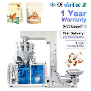 Máquina Automática para Llenado y Sellado de Almendras y Pistachos con Pesadora Multicabezal para Envasado en Doypack - Product Image 1