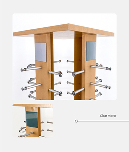 Bán chạy nhất quay vòng bằng gỗ Máy tính để bàn Eyewear Rack <span class=keywords><strong>Sunglass</strong></span> Kệ hiển thị cho kính mắt - Product Image 4