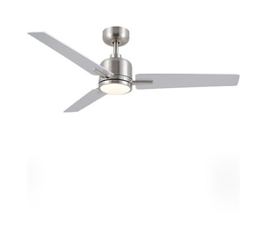 LED <b>ceiling</b> fan with fancy white plastic blades, 60 inch dimmable <b>lighting</b> <b>ceiling</b> fan, equipped with <b>remote</b> <b>control</b> - Product Image 4