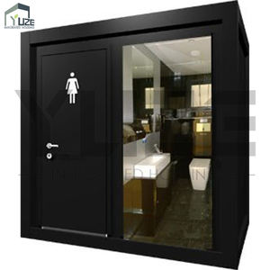 Unità di toilette contenitore modulare esterna con più porte indipendenti sistema a filo e struttura in acciaio - Product Image 6